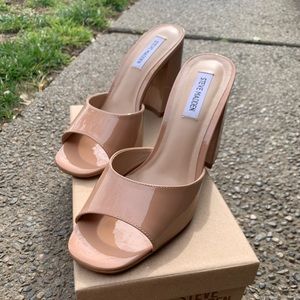 Cute Steve Madden blush colored, but more like a light brown, slip on heel.